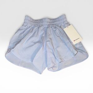 NWT Lululemon Track That Mid-Rise Lined Short 5"
Pastel Blue size 4